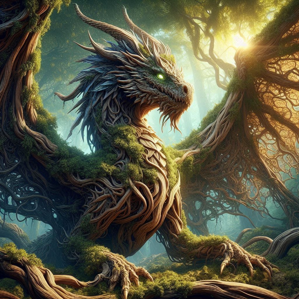 Tree Dragon   by @Hawk
