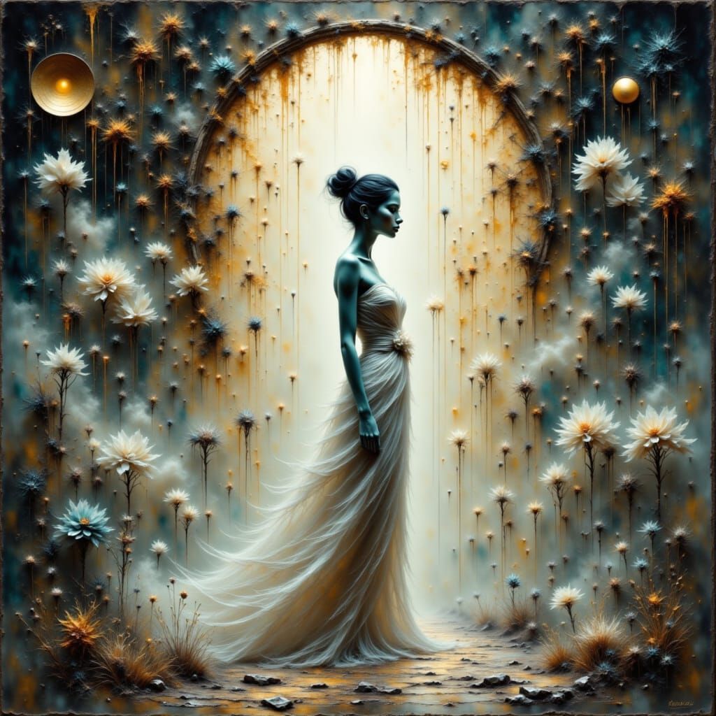 double exposure <lora:Oriental Spirits:1.0> portal