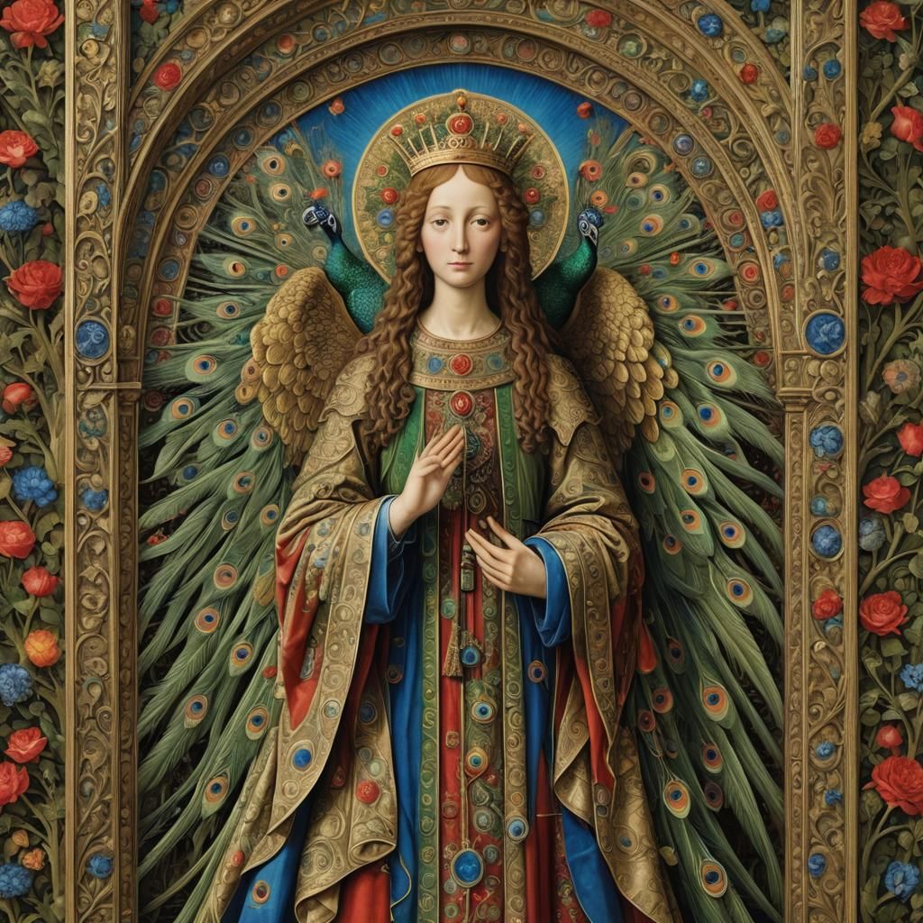 Peacock angel