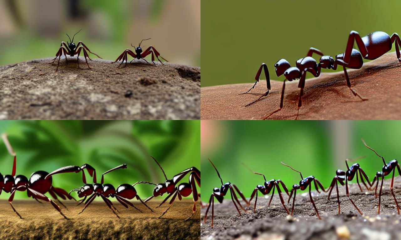 Giant ants tiny people