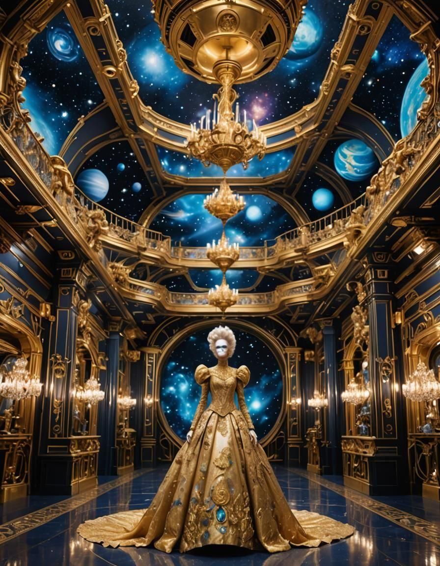 Baroque space station masquerade,