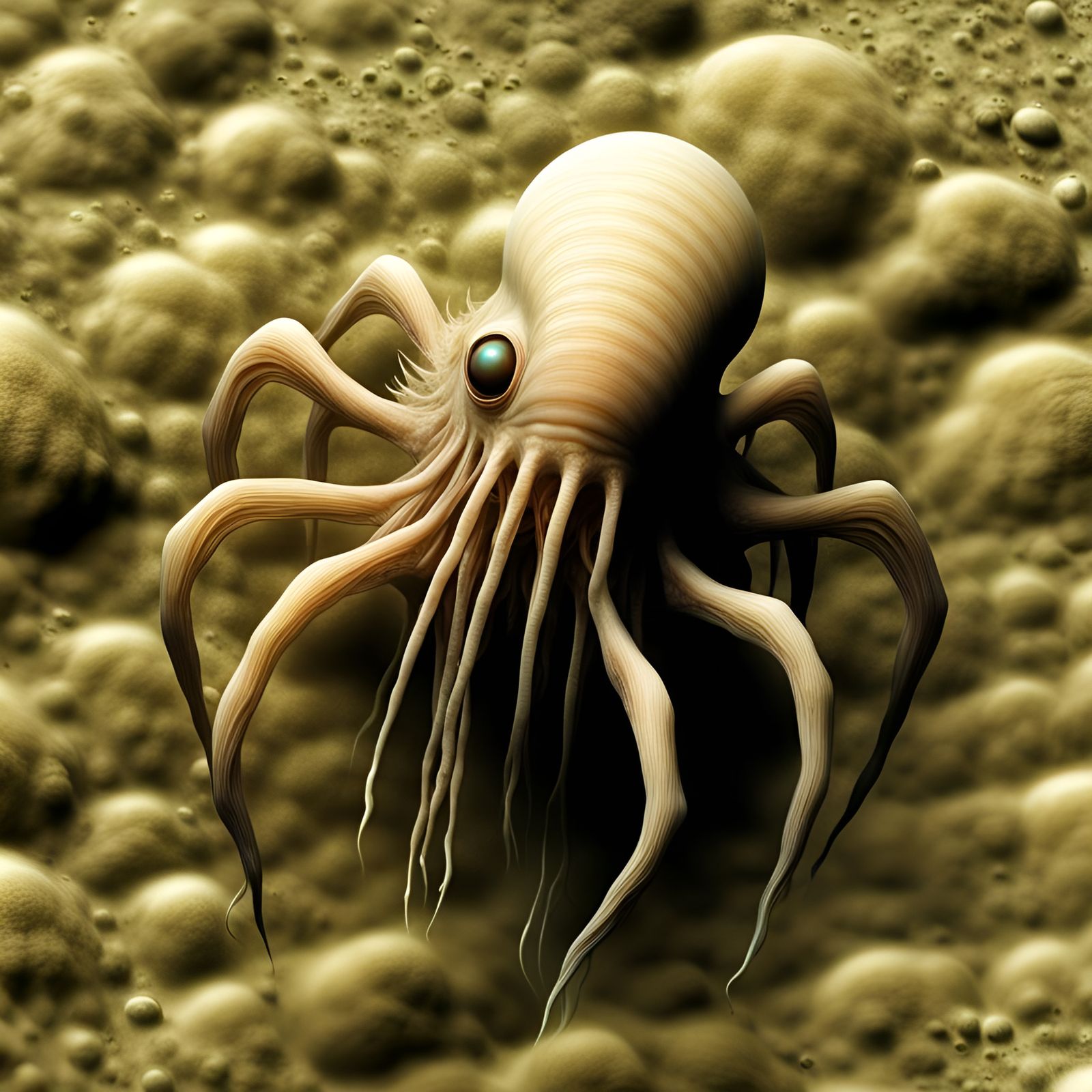 mysterious alien creatures.