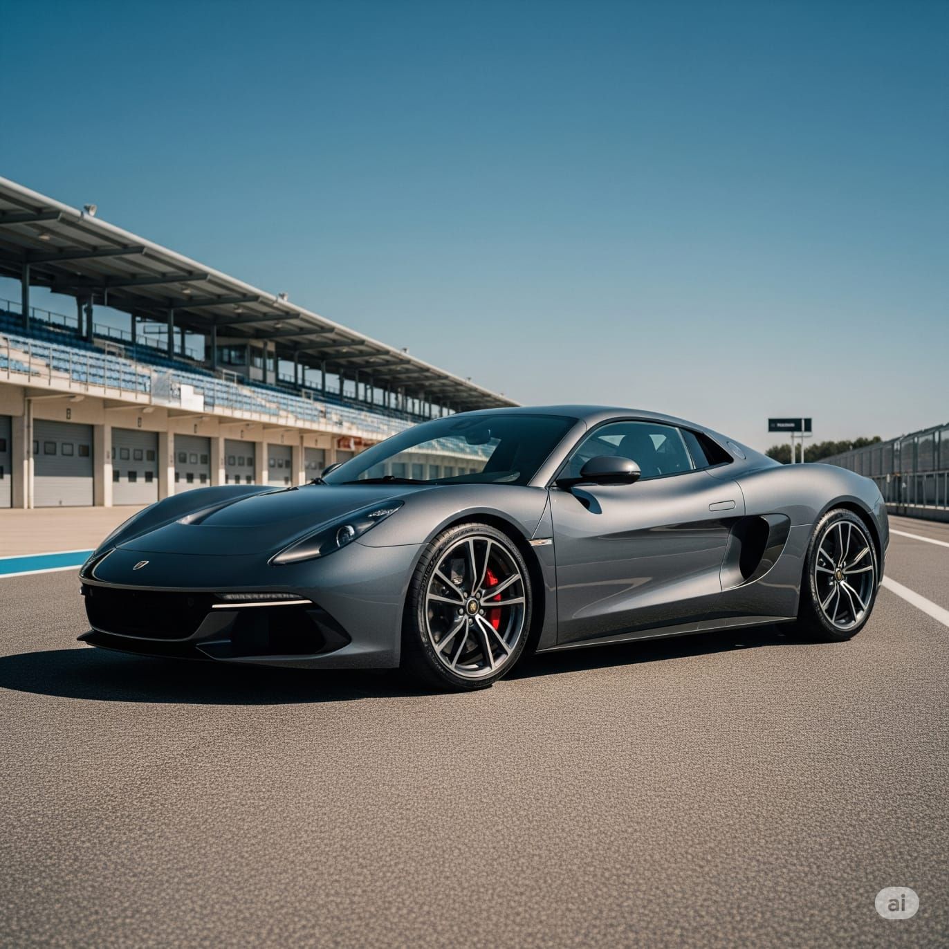 Retro Modern Sport Car Design, Mid-Engine Concept #3