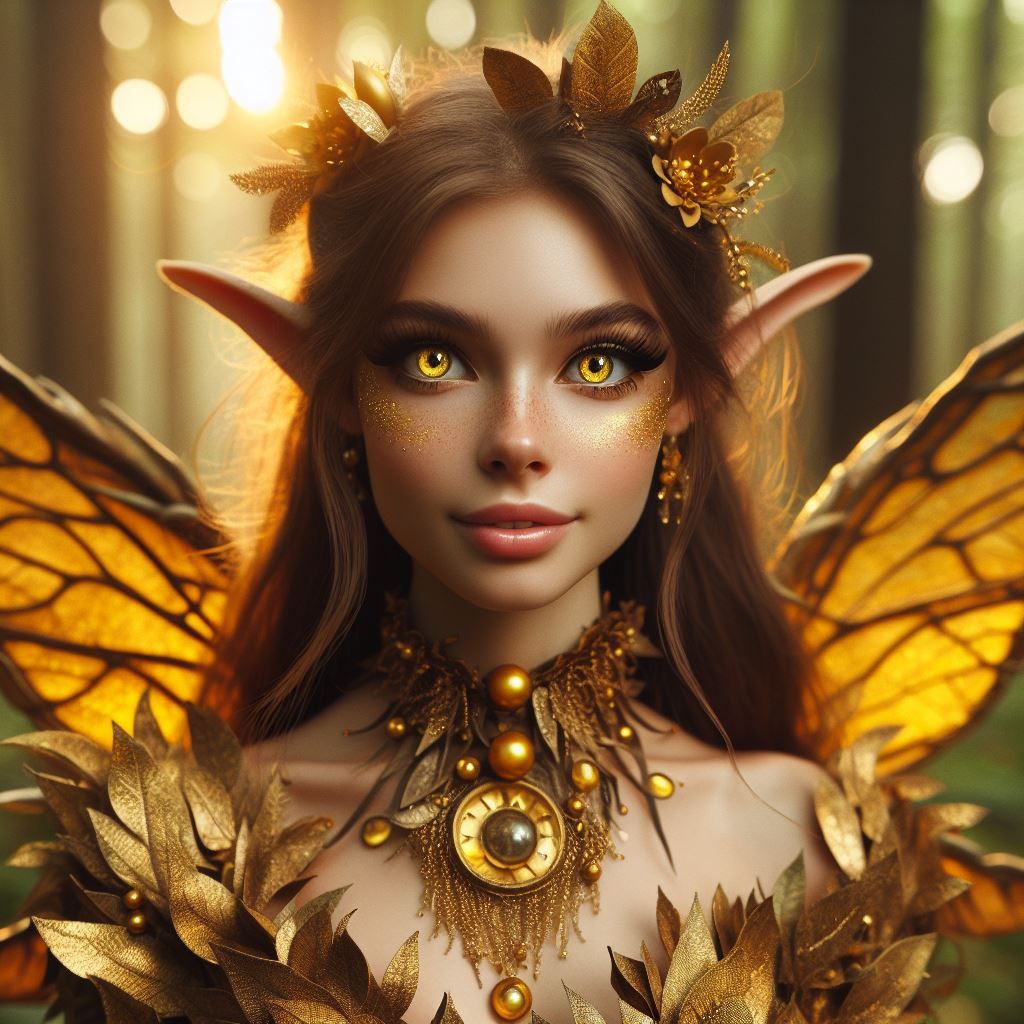 solarpunk fairy dalle3