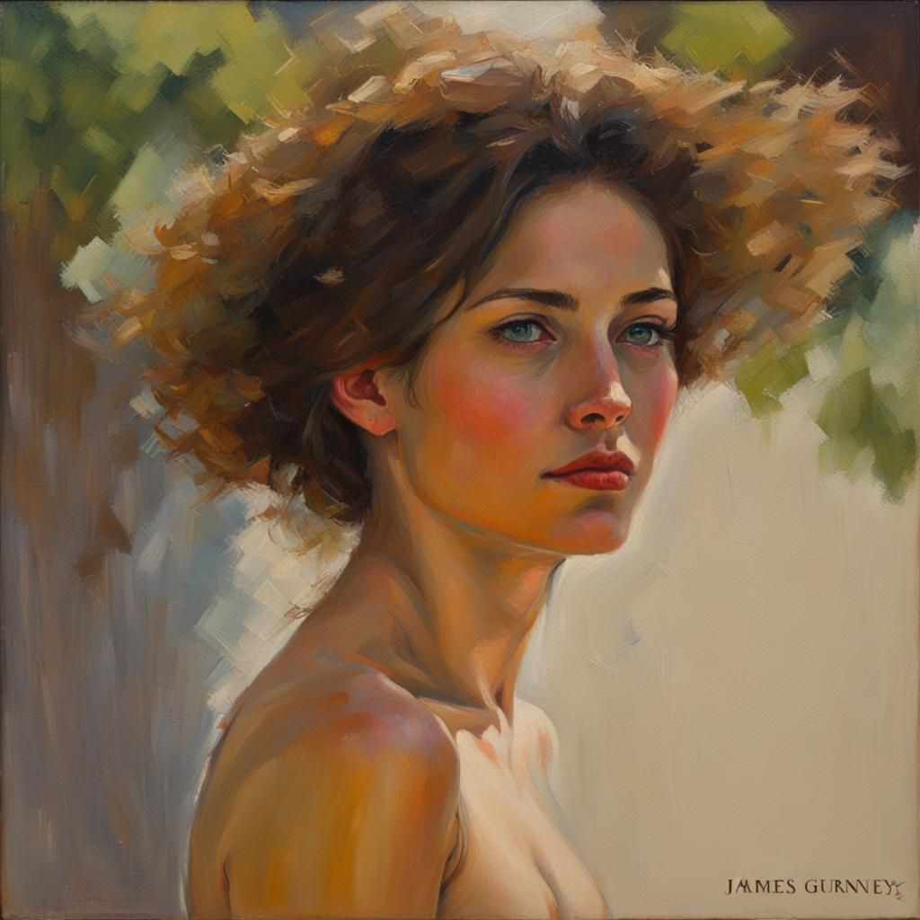 A woman's natural beauty.