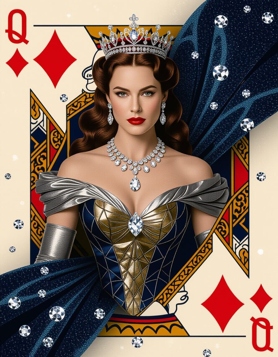 The Queen of Diamonds  by @DJ Old Sun