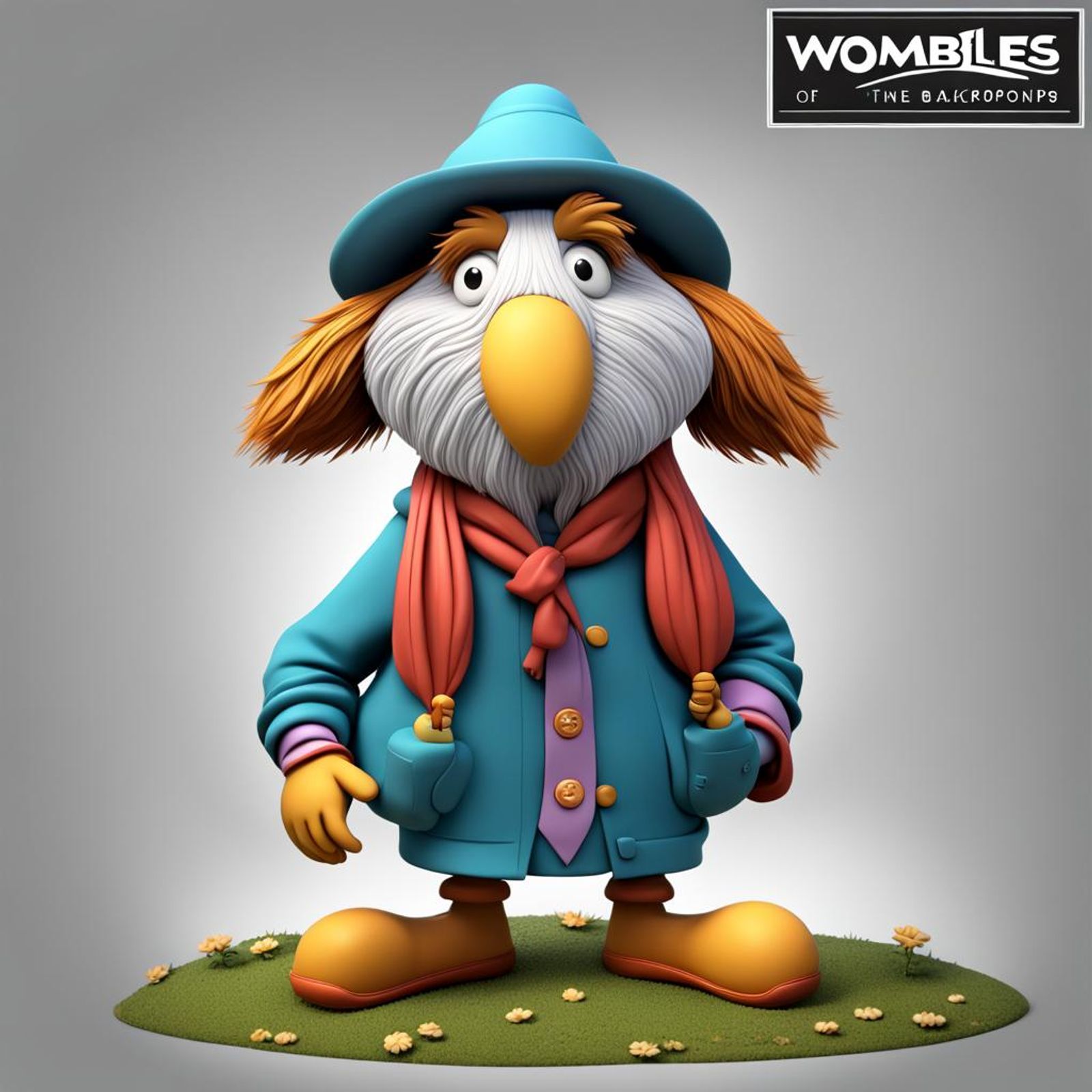 The Wombles style of cartoon-like figures, zbrush, vibrant stage ...