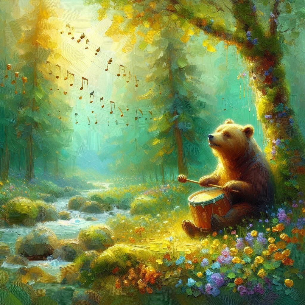 Ourson musicien