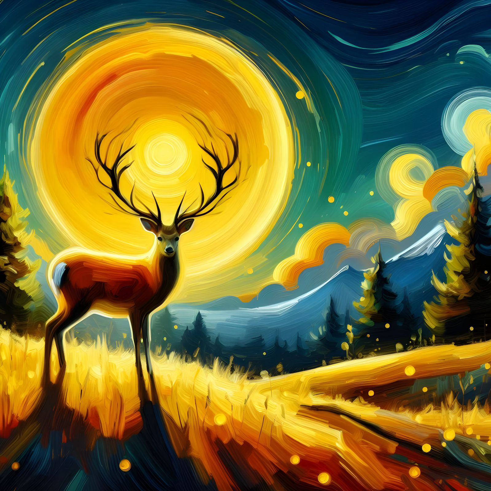 The Legend of the Solar Stag