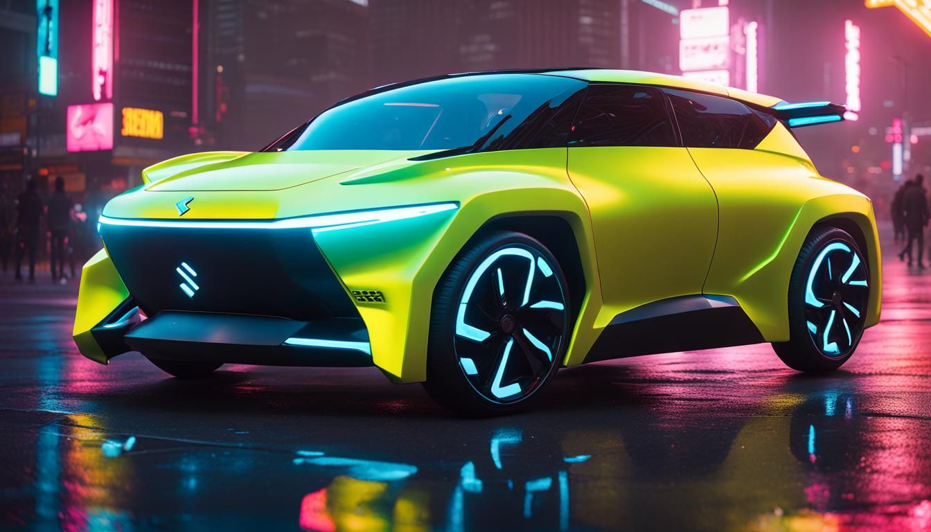 2077 Suzuki Vision NCEV Concept - AI Generated Artwork - NightCafe Creator