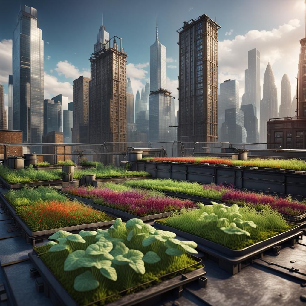 An Oasis Of Urban Agriculture  by @Ellie_Valkyrie