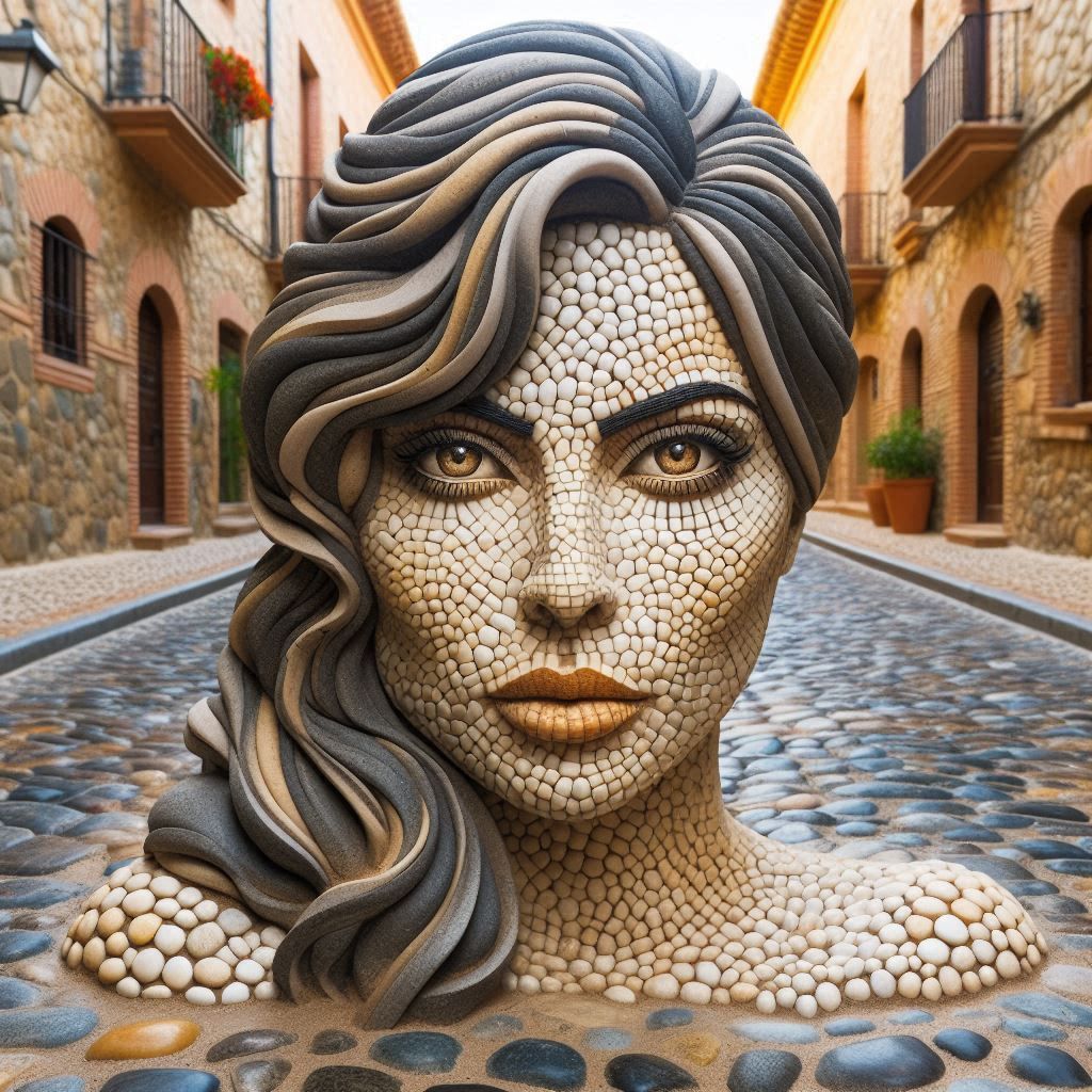 Cobblestone portrait
