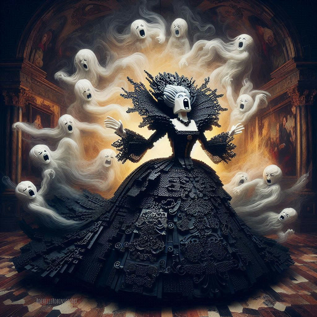 Ghost Bride - Lego Art