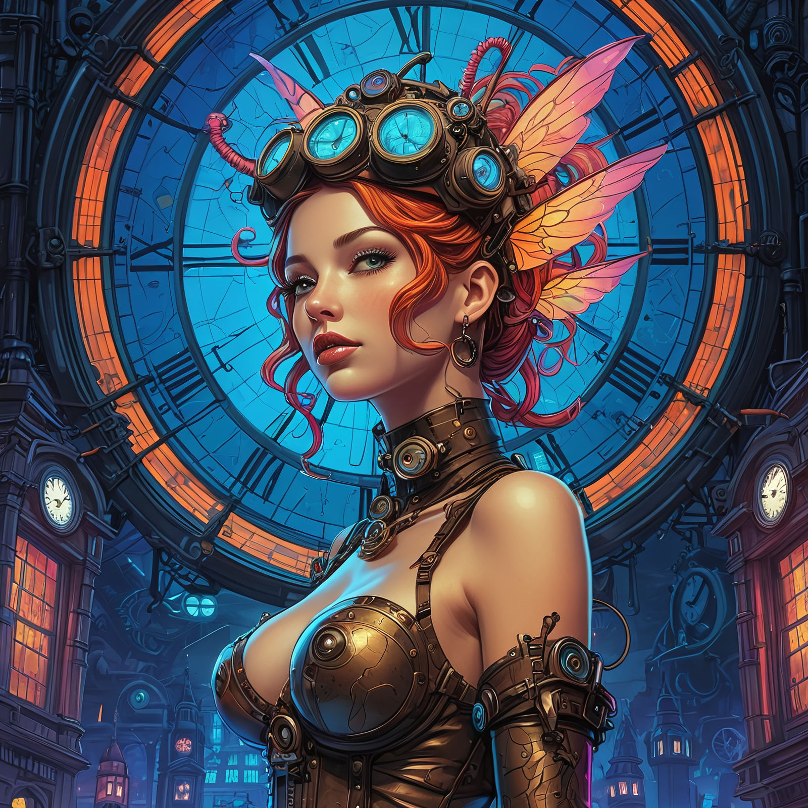 Steampunk nymph