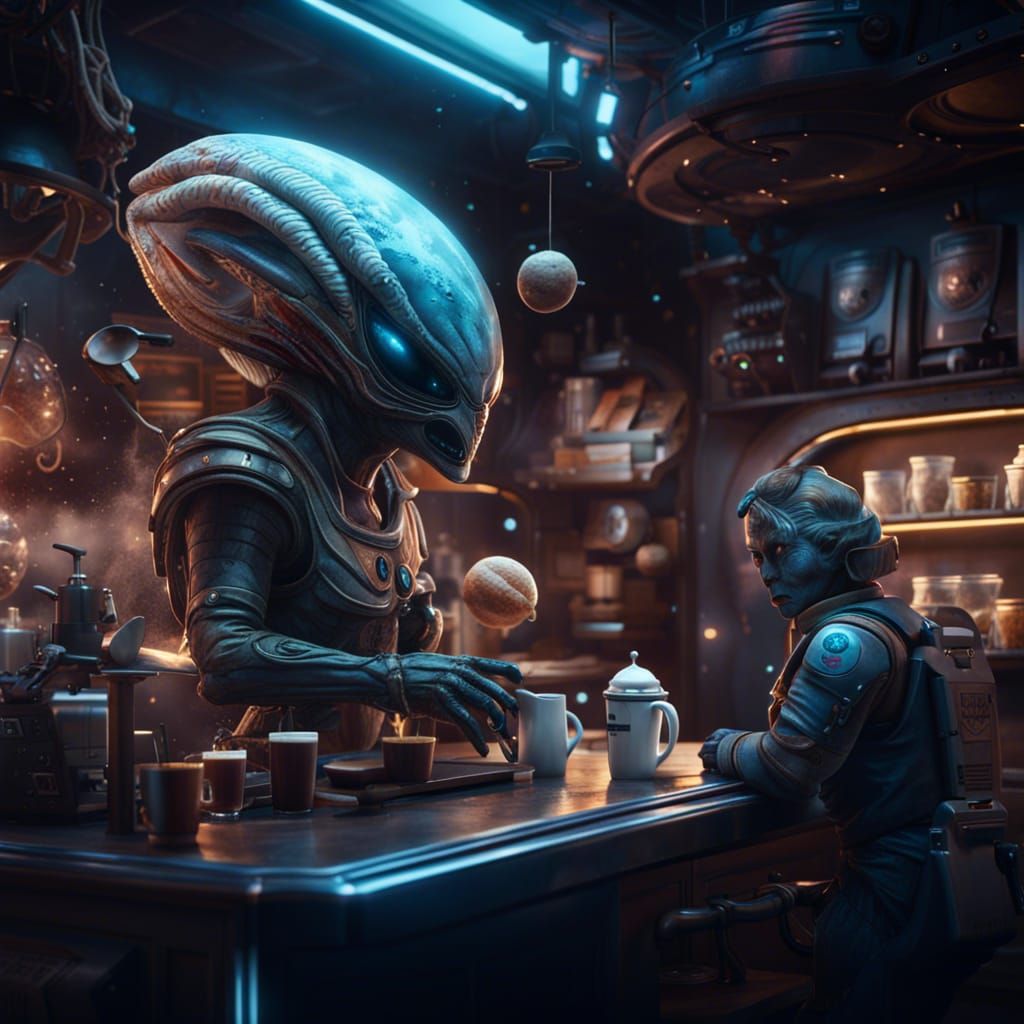 Galactic Grinds  by @AuthorJohnW