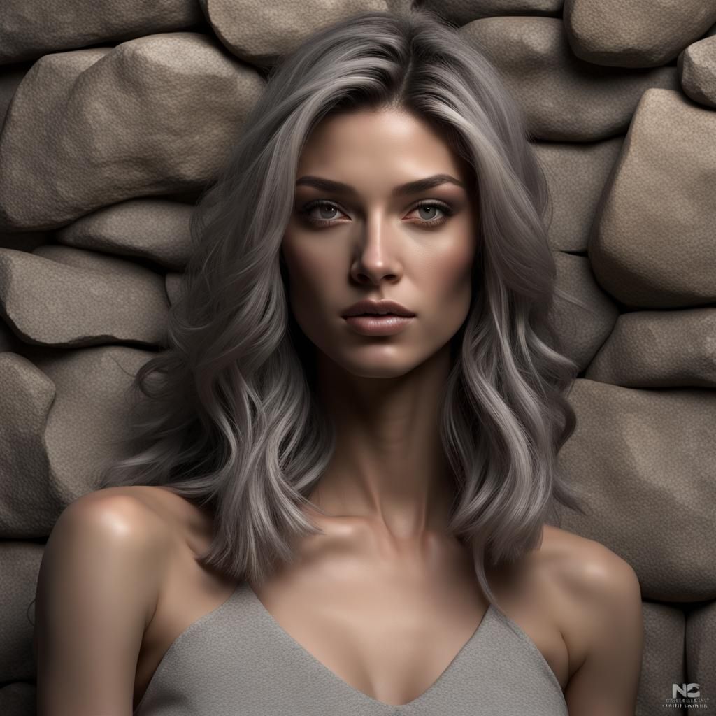 Introducing a front-facing CG layered supermodel headshot se...