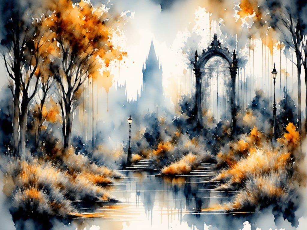 Watercolor mix style