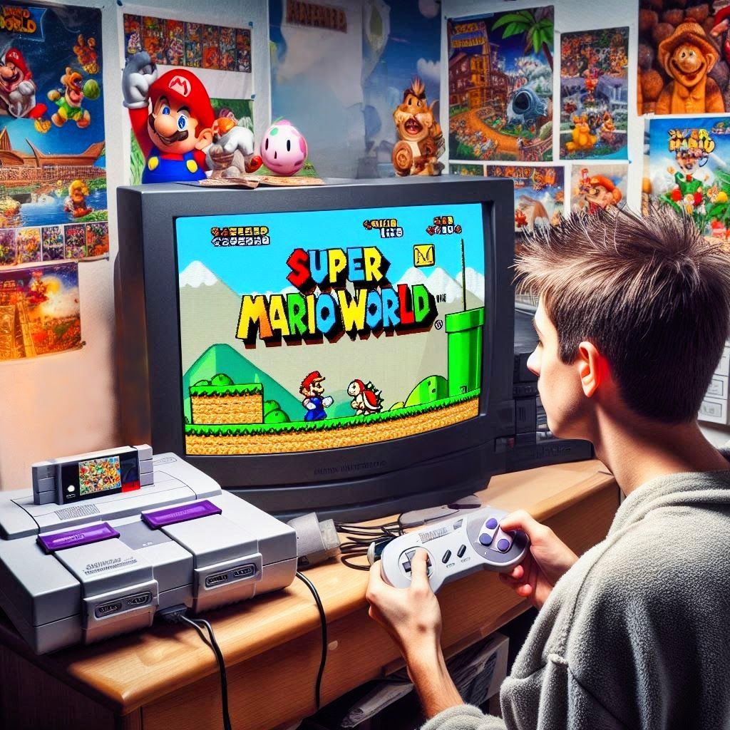 90s Console Gamer  by @Zosticus