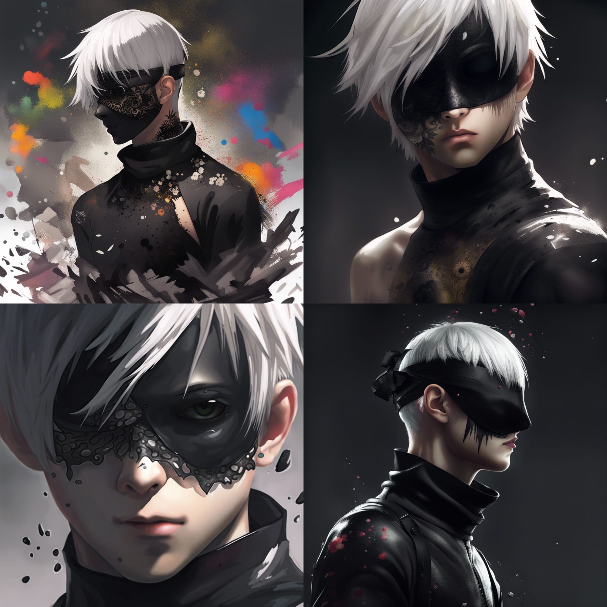 9S From NieR Automata AI Generated Artwork NightCafe Creator   E2DkDOfGA5jzJXj7wFAR  Grid 