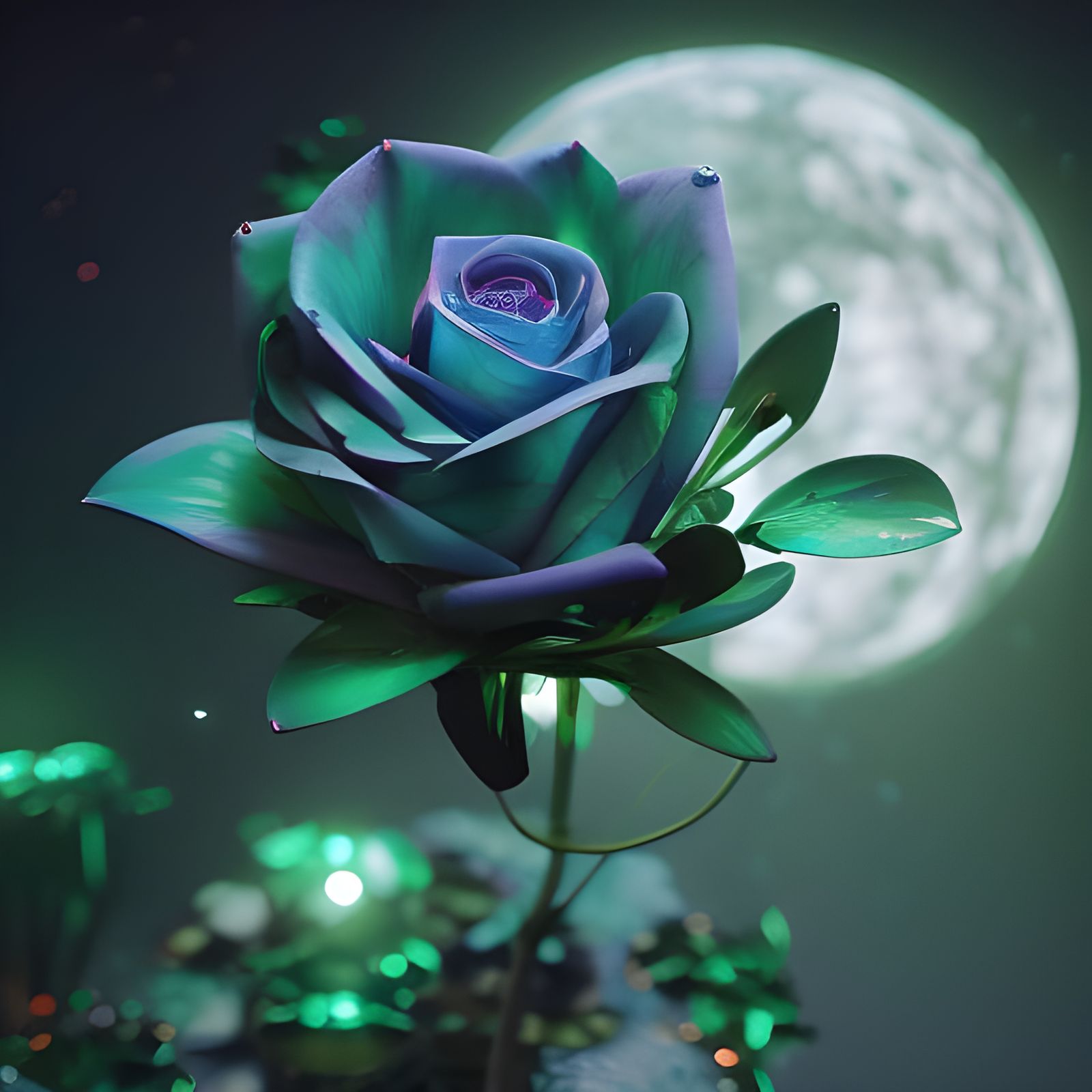 Rose of the Moon  by @MikThor