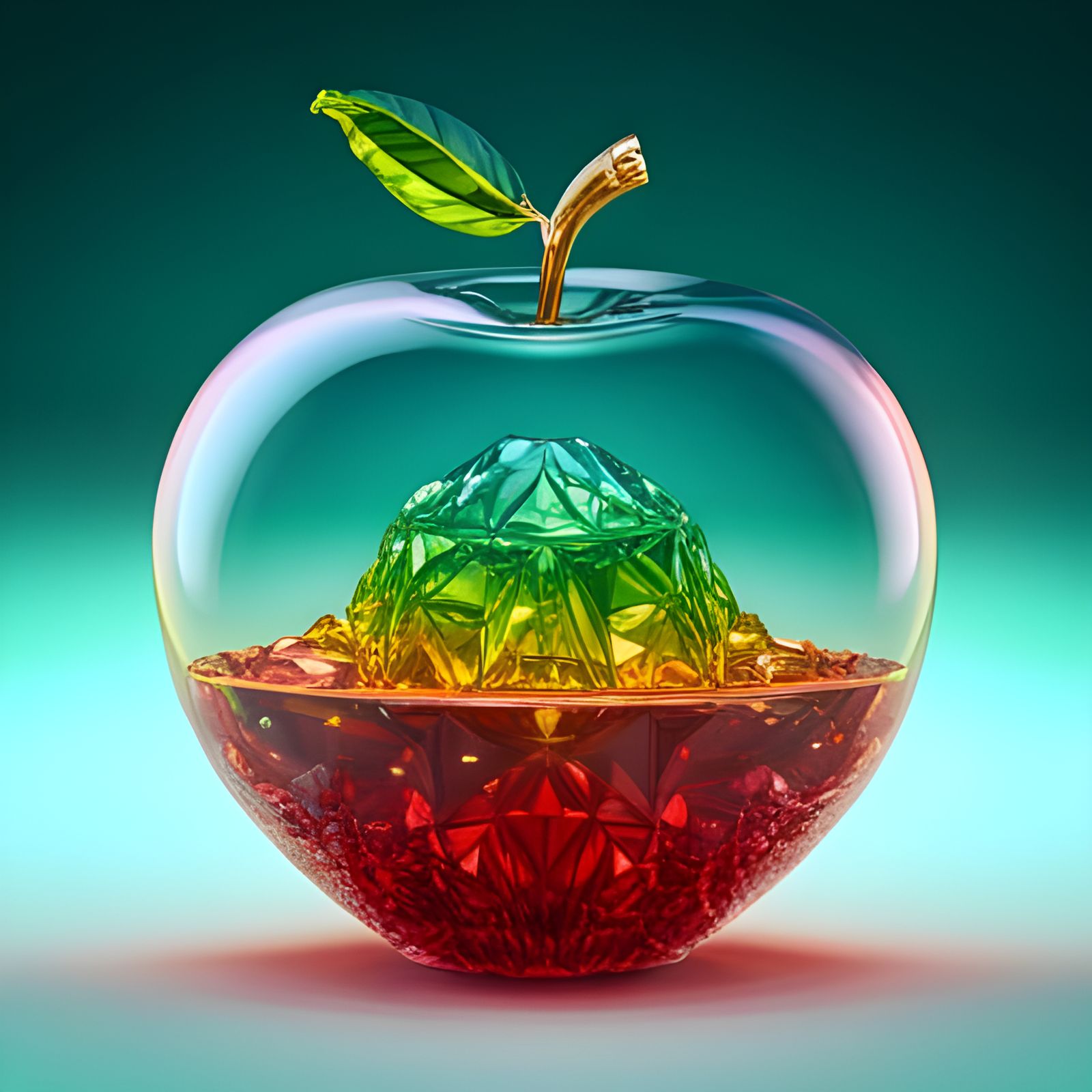 Crystal Apple  by @SirHeckerich