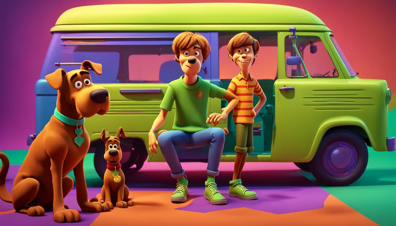 Scooby doo and shaggy - AI Generated Artwork - NightCafe Creator