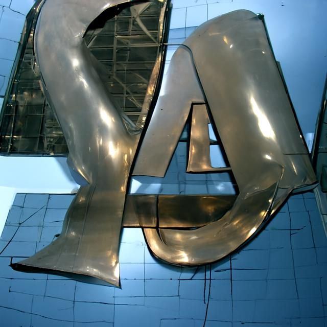 A big shiny letter "A"