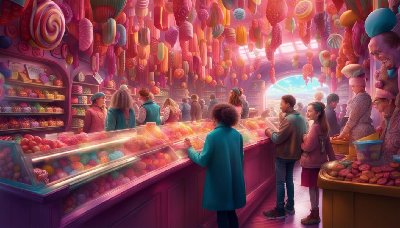 Candy Shop  by @FREEQ