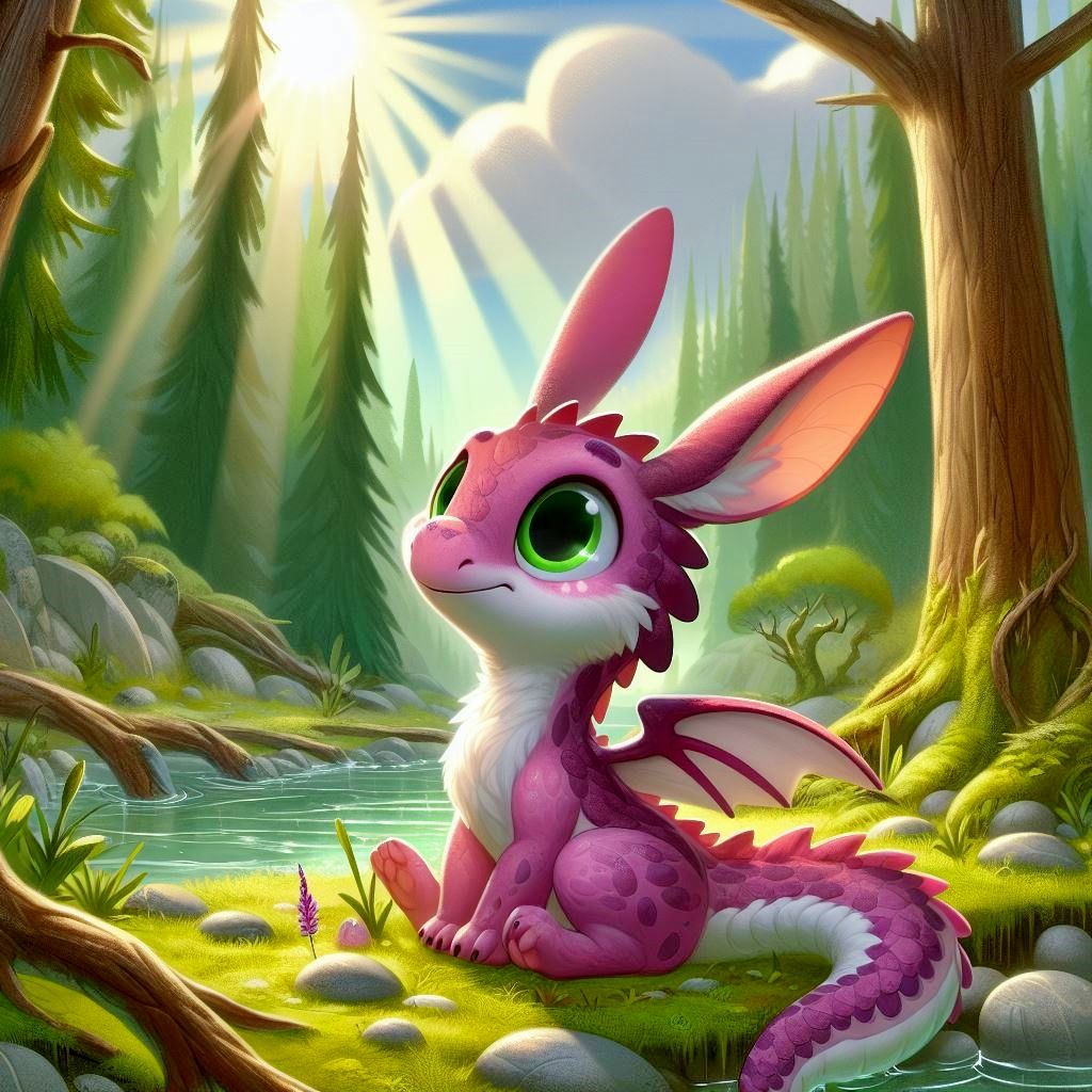 Pink Bunny-Dragon