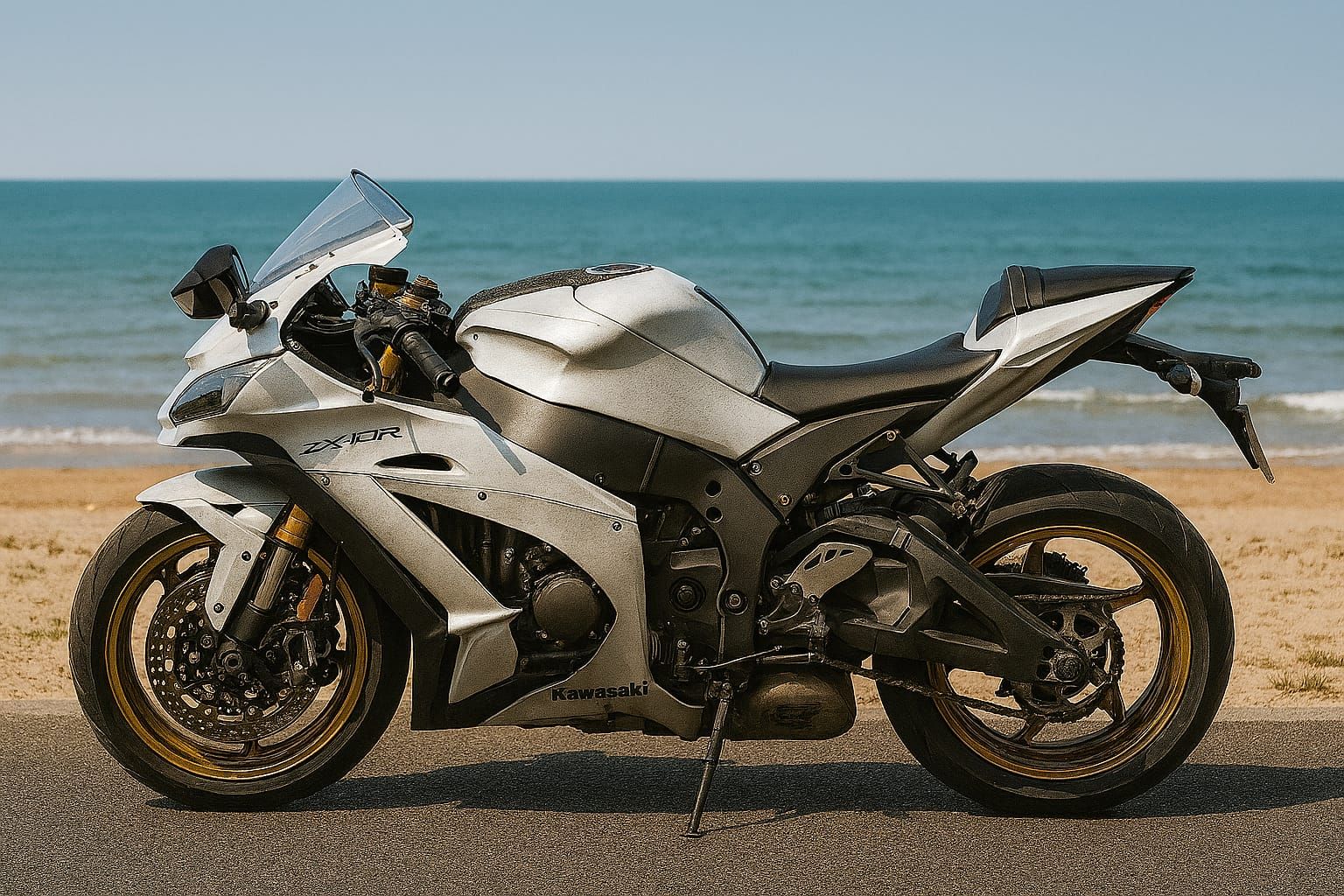 My beloved Kawasaki Ninja ZX-10R "Tika" 🥰