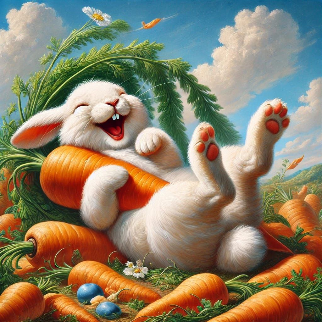 Happy rabbit  by @h7sus2
