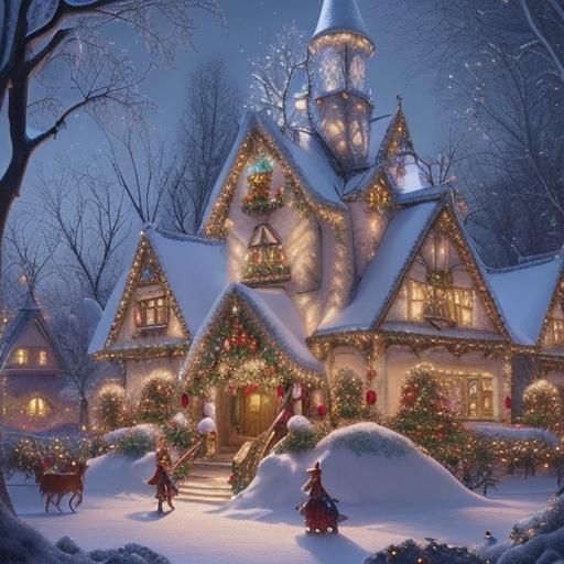 STUNNINGLY BEAUTIFUL FAIRY-TALE, FINDLY DETAILED MAGICAL CHRISTMAS ...