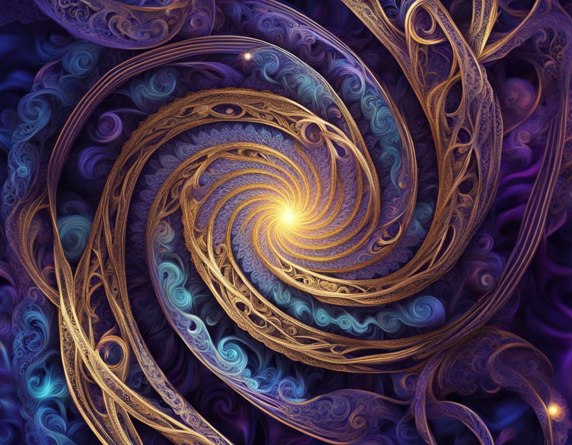 In a vibrant and mystical illustration, the enigmatic number 8 takes center stage, radiating an aura of infinity and har...