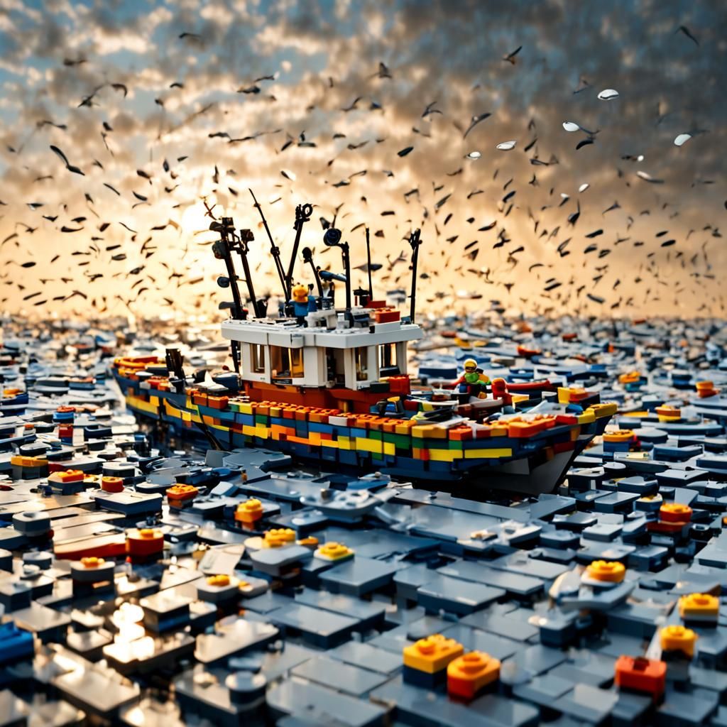 a Fishing boat