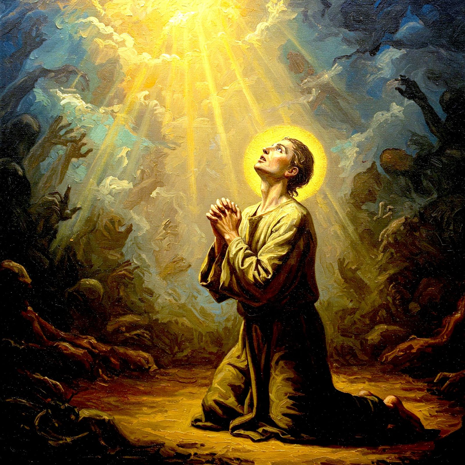 Hopeful Prayer Amidst Darkness:Strength to Rebuild What Was ...