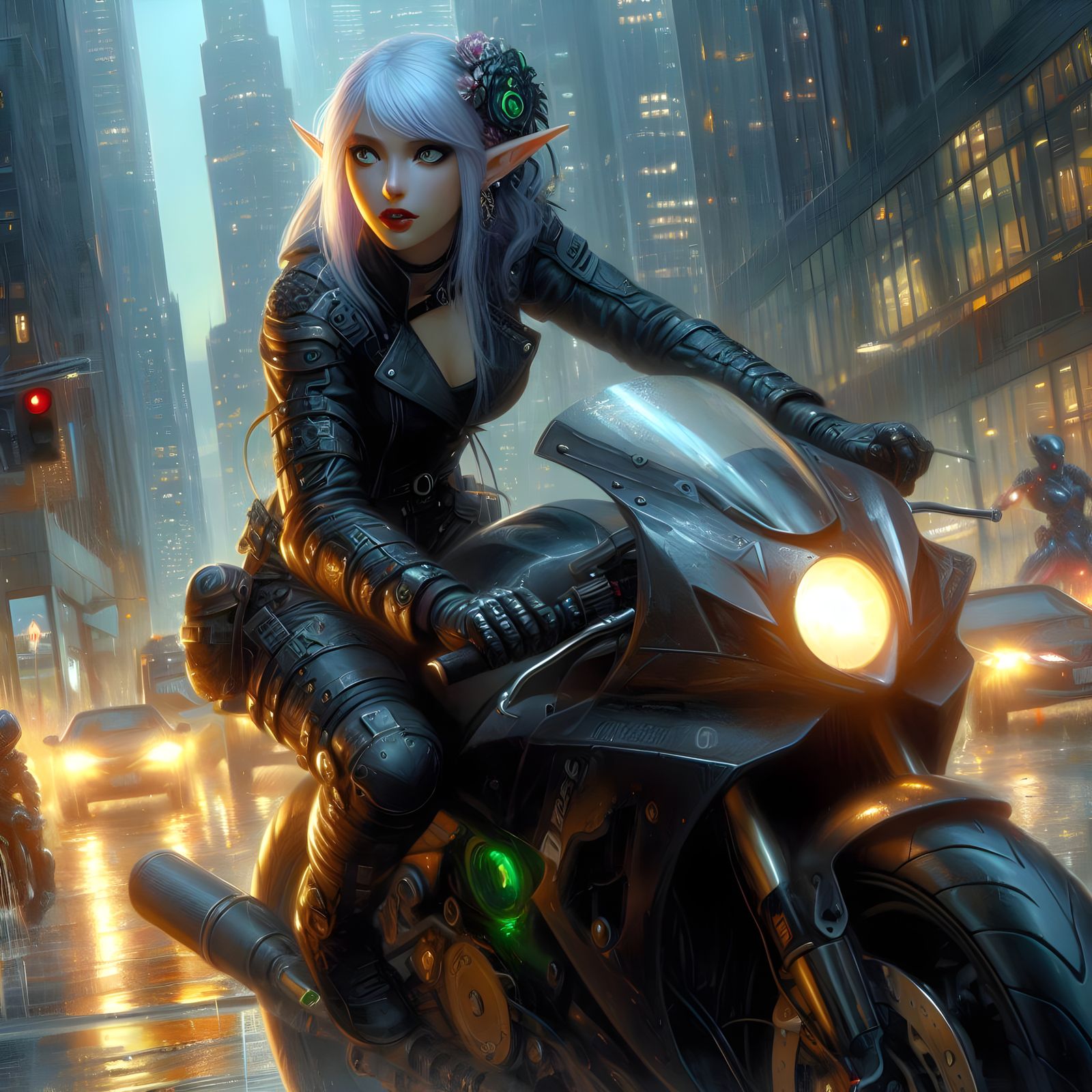 Elf Biker #3