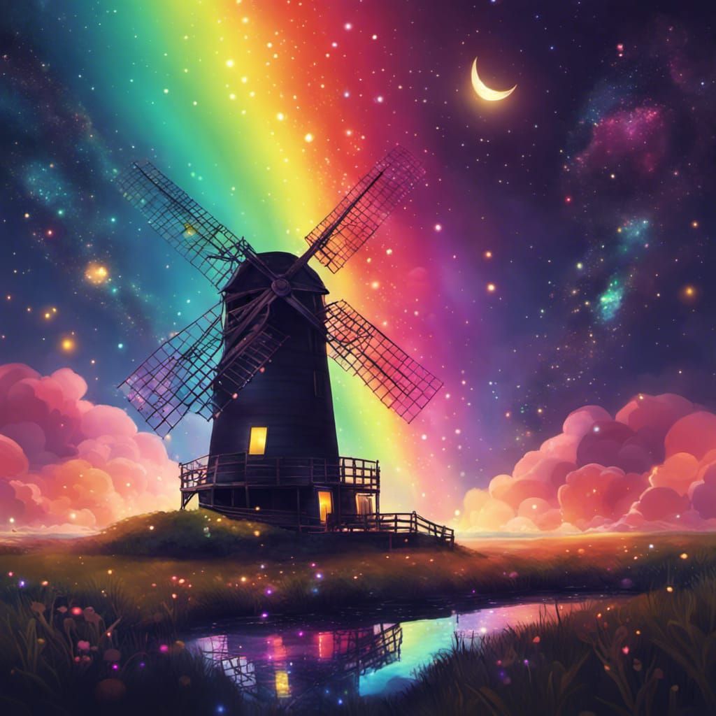 Where the Rainbow Ends  by @nightmareangel