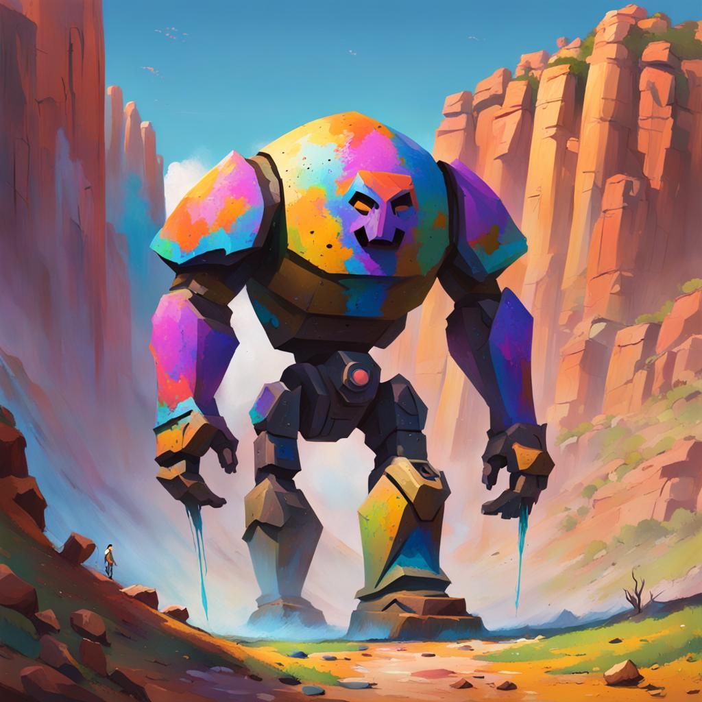 Paint Golem 3 Ai Generated Artwork Nightcafe Creator