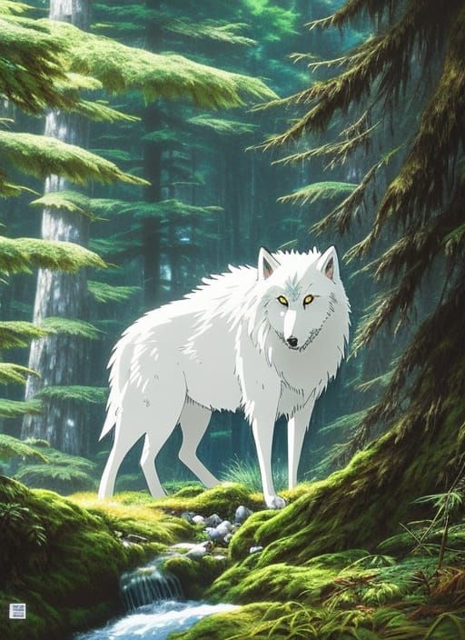 beautiful anime painting of a wolf by makoto shinkai  Stable Diffusion   OpenArt