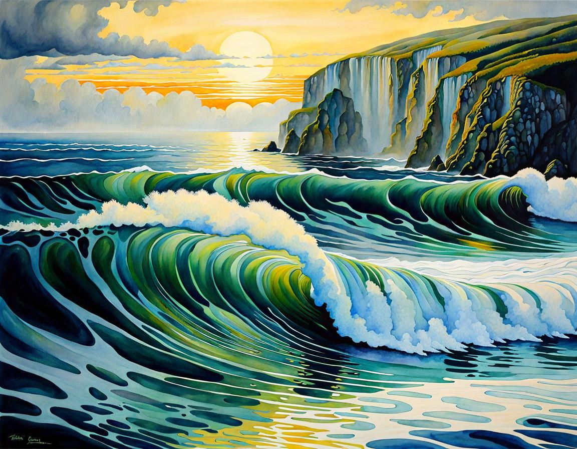 LYRICAL SEASCAPE  by @INTERCEDENCE