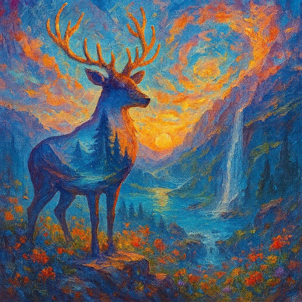 אייל והרים - 1 (כחול)