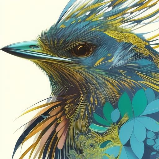 Feathered Art - AI Generated Artwork - NightCafe Creator