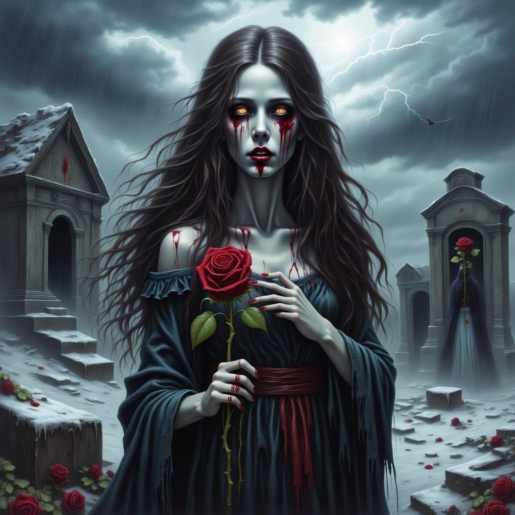 <lora:MacabreFlux:1.0> 