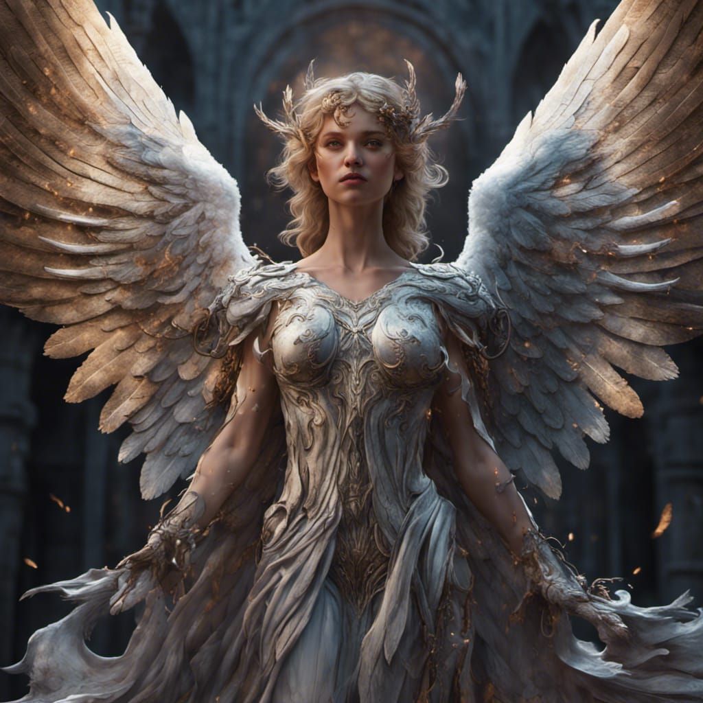 Angel with wings
  by @Princy