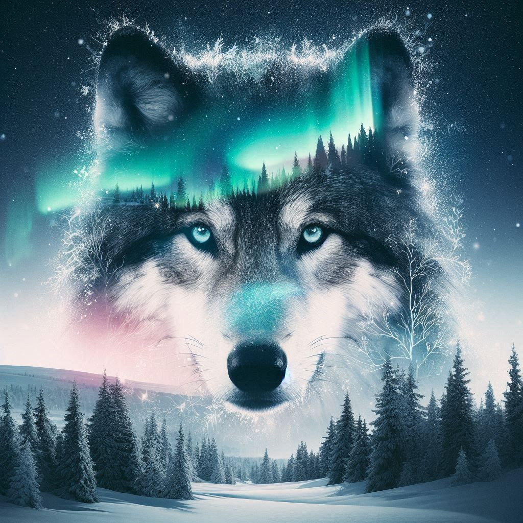 double exposure beautiful fantasy portrait landscape..