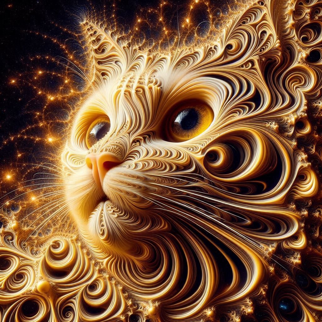 Cosmic fractal cats
