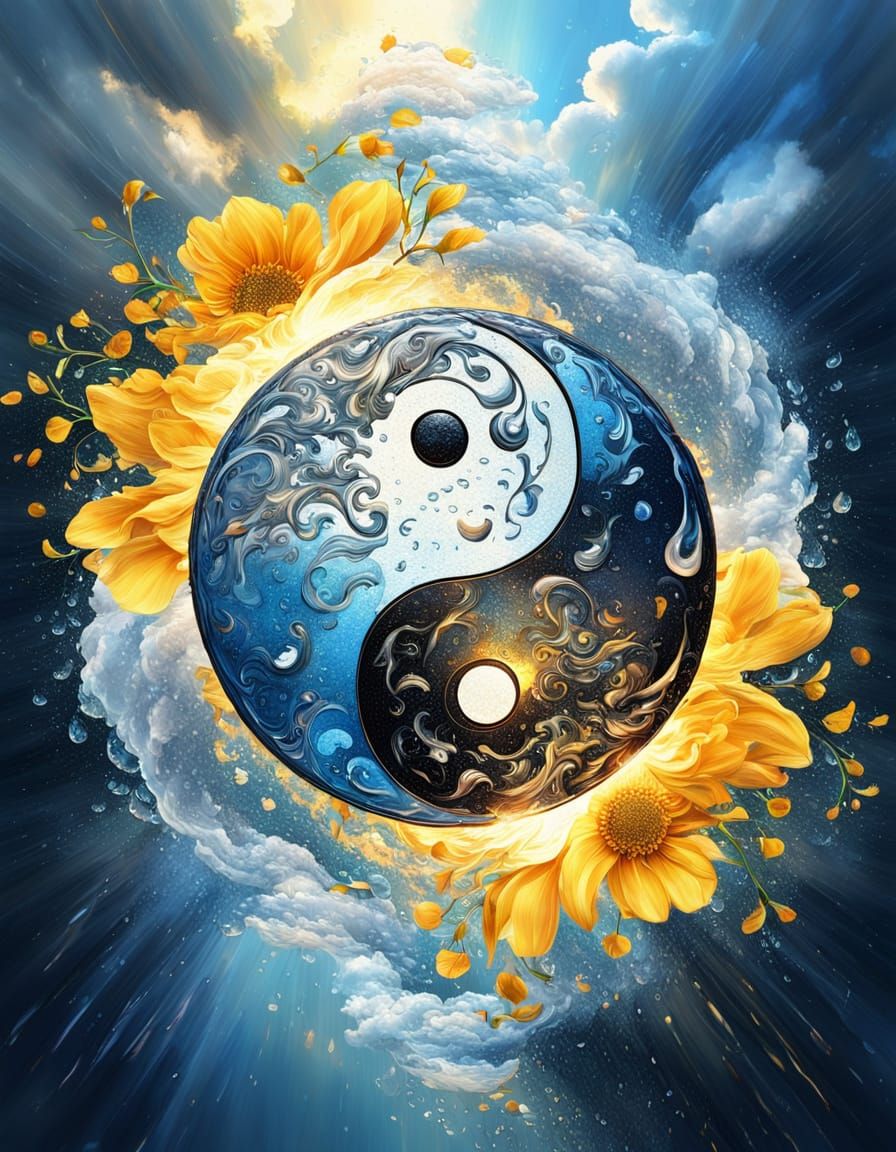 A Harmonious Fusion of Summer Sun and Rainy Serenity