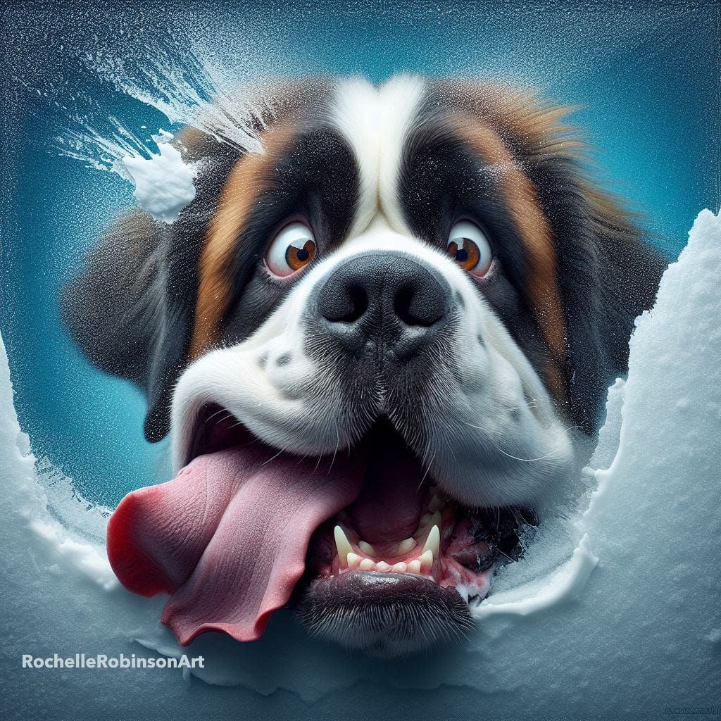 Lord Byron A Silly Saint Bernard Dog