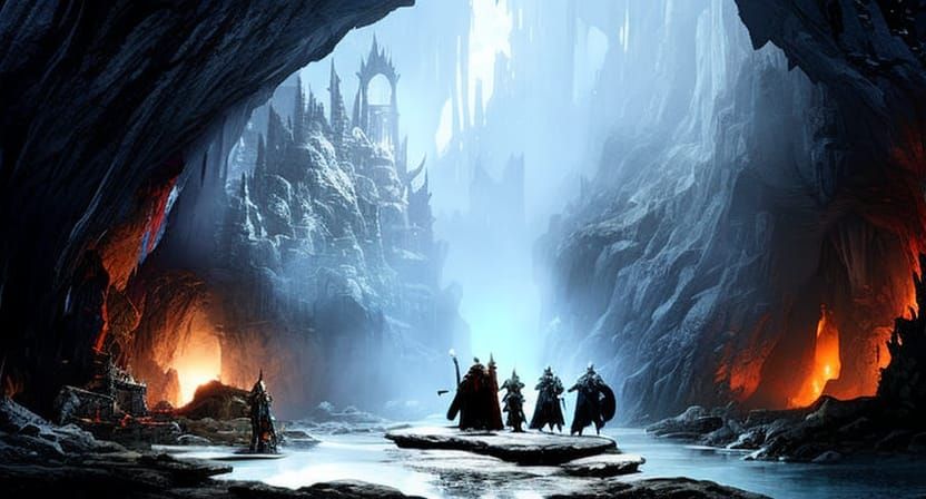 Frost cave  by @Shintris