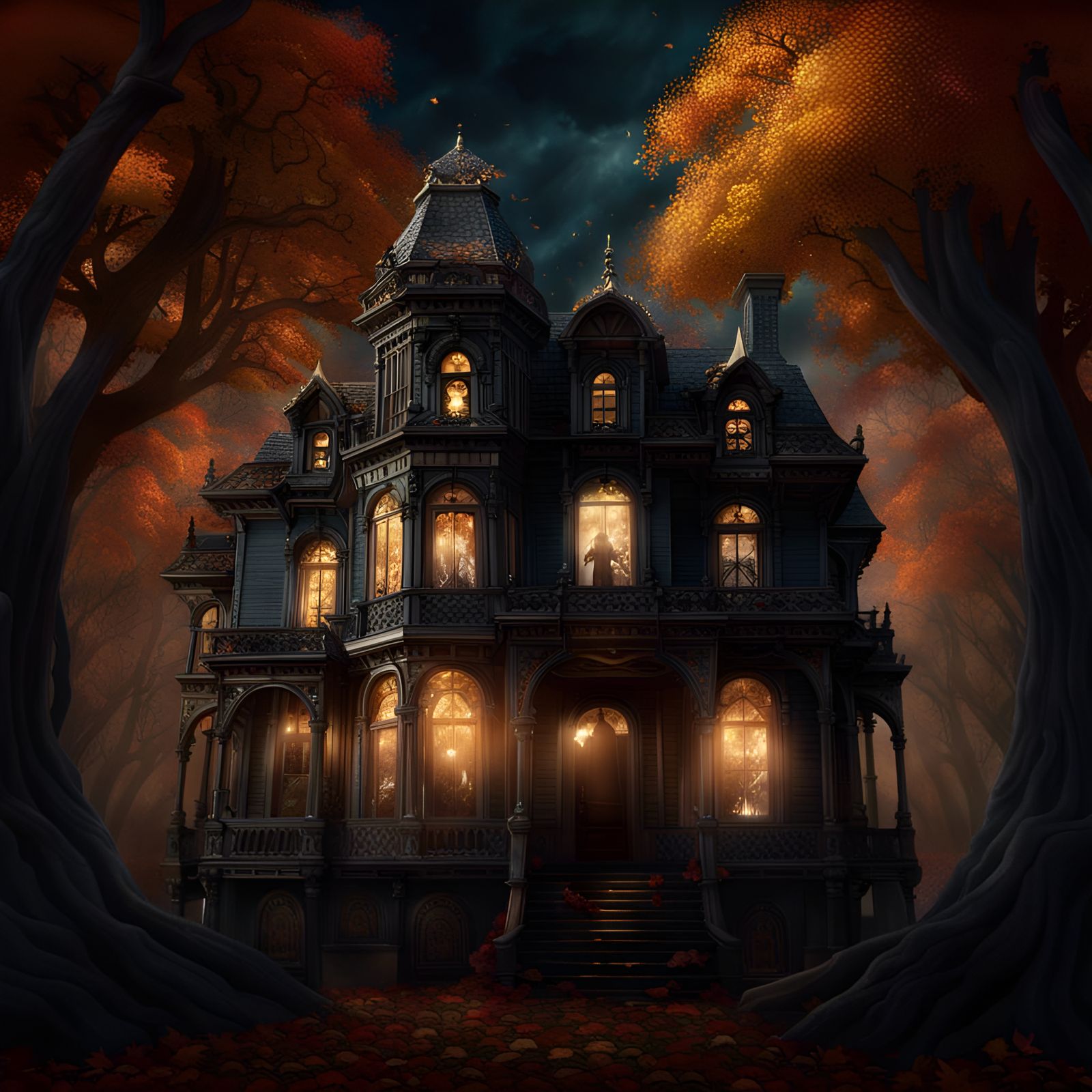 Haunted Mansion  by @Asami
